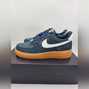 Nike Air Force 1 '07 LV8 'Gum Pack- Armory Navy' Men's Size 6